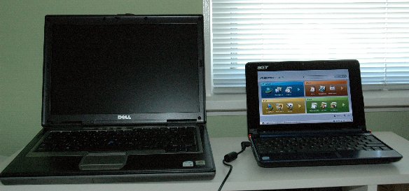 Acer Aspire One vs Dell Latitude D620